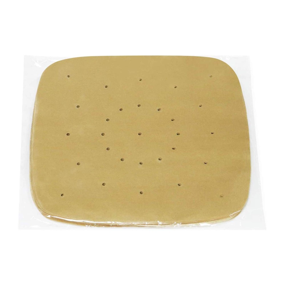 Air Fryer Parchment Paper Liners（8.7"×8.7"） 100Pcs 8.7 Inch x Inch, Brown