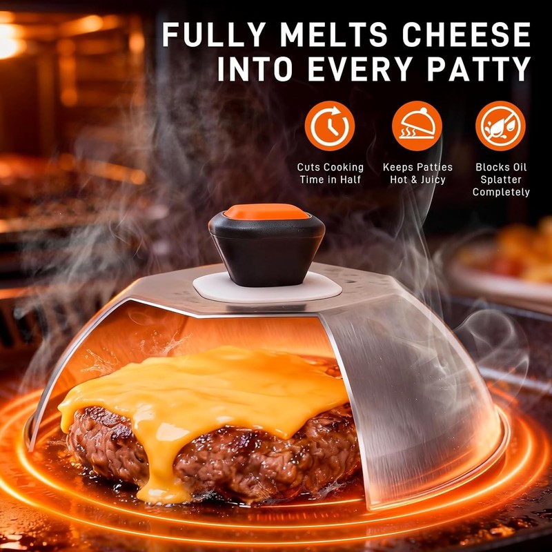 Smash Burger Press Kit Burger Press Melting Dome Grill Spatula Hamburger Press gallery