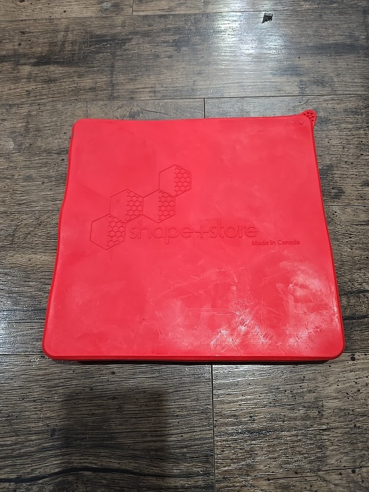Shape & Store Burger Master Red Silicone Kitchen