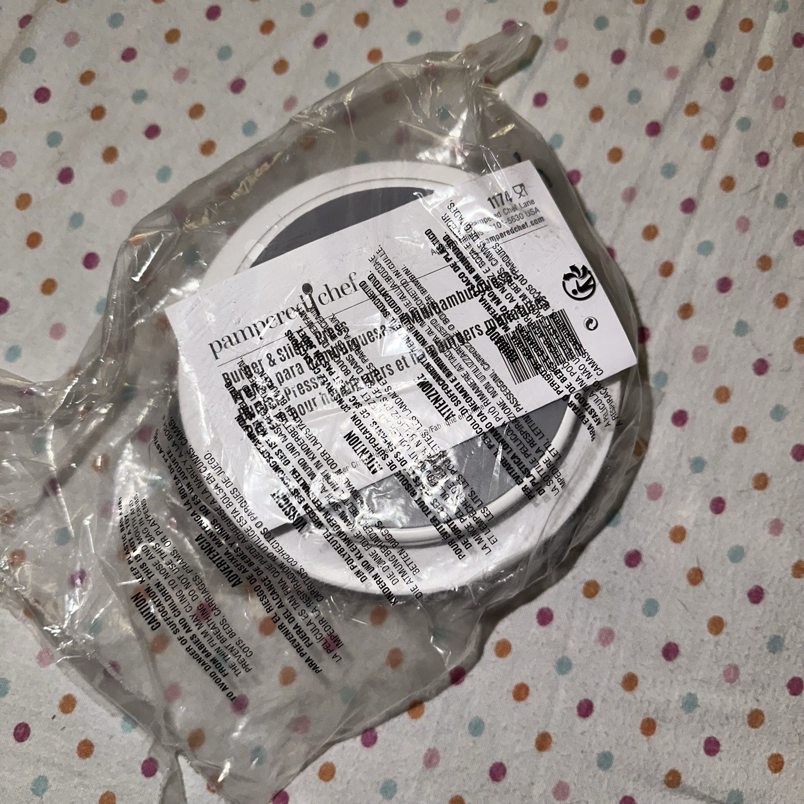 Pampered Chef Burger & Slider Press - Brand New w/ Directions gallery