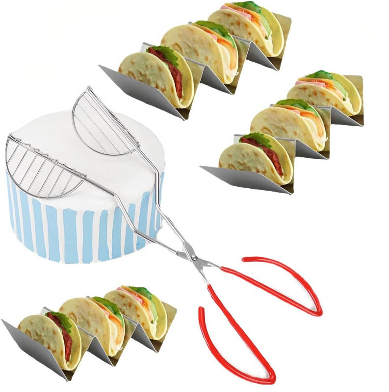 Taco Maker Press Fried Taco Shells Mold Crisp Deep Fryer Kitchen Tools Gadgets gallery