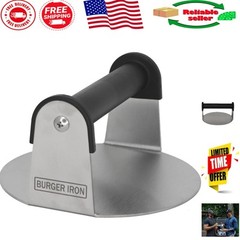 Professional 6″ Stainless Steel Burger Smasher – For Perfectly Crispy Burgers