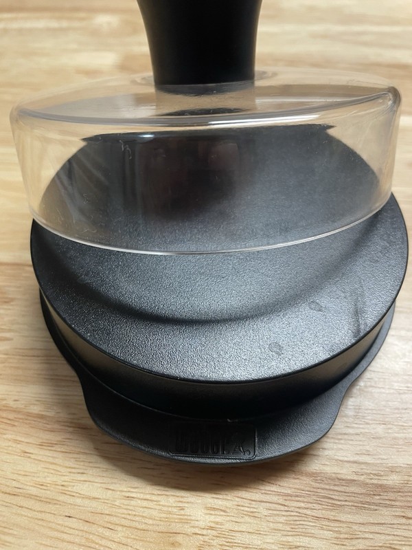 Weber 6483 Non-Stick 4 in Burger Press Patty Maker, Black/Clear Plastic gallery