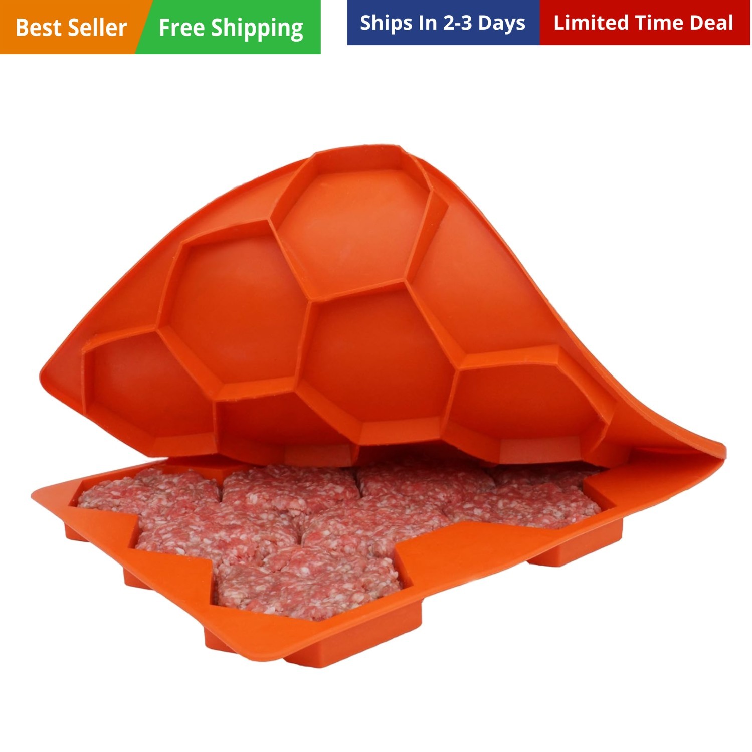 Burger Master Sliders 10 in 1 Innovative Burger Press and Freezer Container gallery