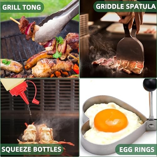 30PCS Griddle Accessories Kit, Flat Top Grill Accessories Set for Blackstone gallery