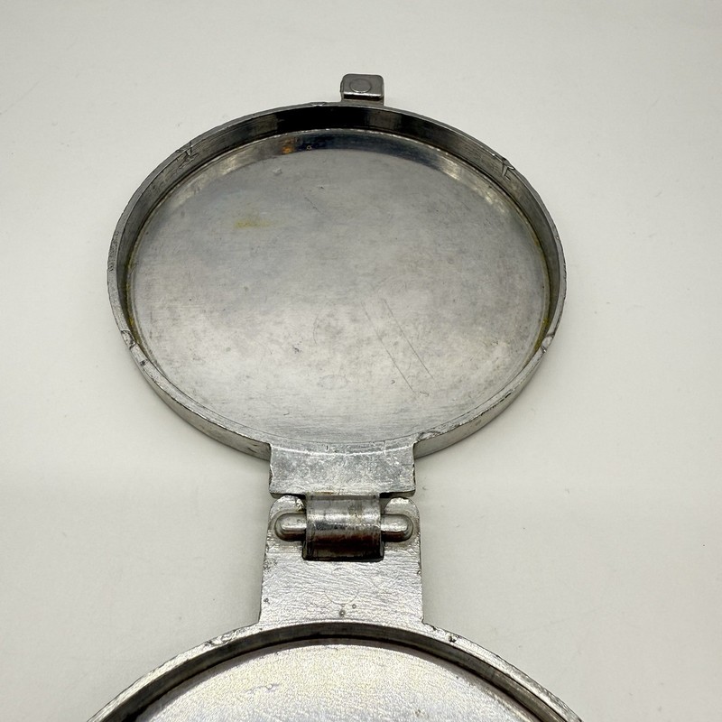 Vintage Aluminum Hamburger Patty Press, Cow Embossed Design gallery