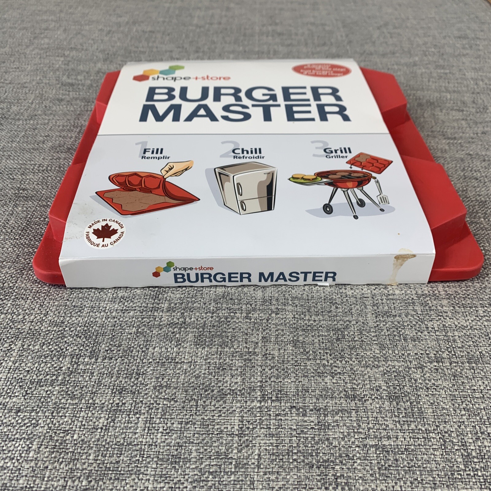 8 IN 1 Shape + Store Burger Master - Burger Press & Freezer Container -Brand New gallery