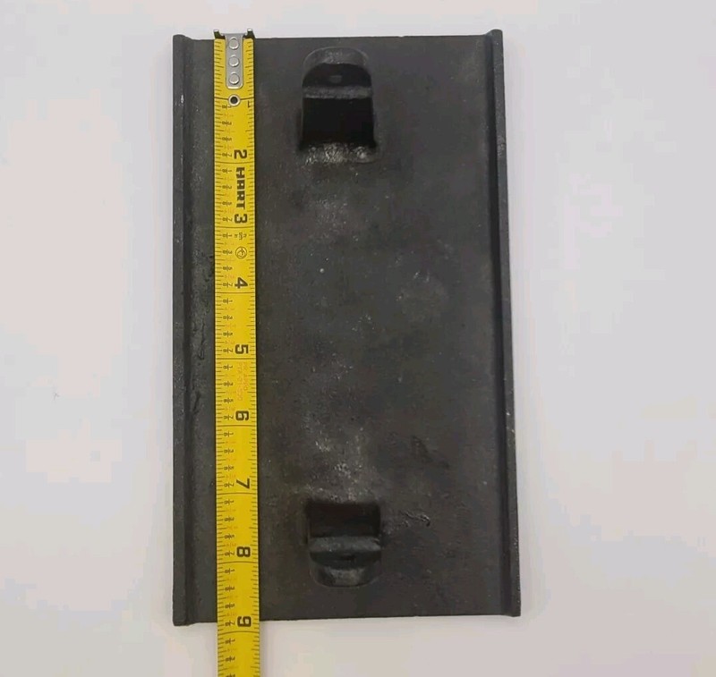 Cast Iron Meat Press Rectangle Burger Press Missing Handle gallery