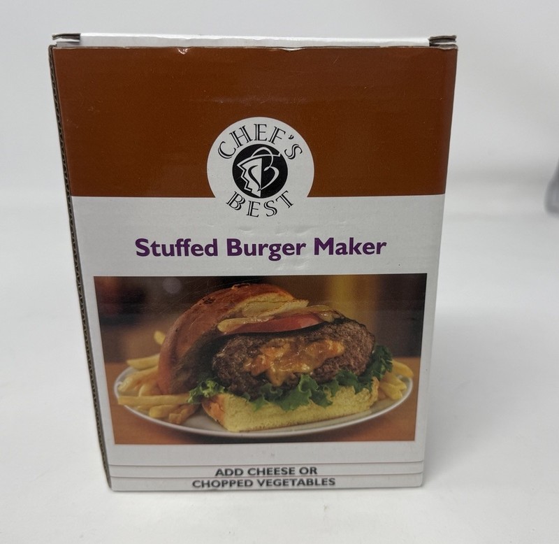 Chef's Best Stuffed Burger Maker-Gourmet-Styled Burgers-New gallery