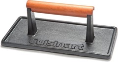 Heavy Duty Nonstick Rectangle Burger Press with Wood Handle,