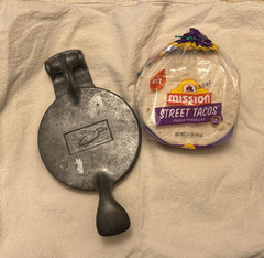 Vintage SEARS Aluminum Tortilla Press Mallard Duck Hamburger Tool Vice Old Metal
