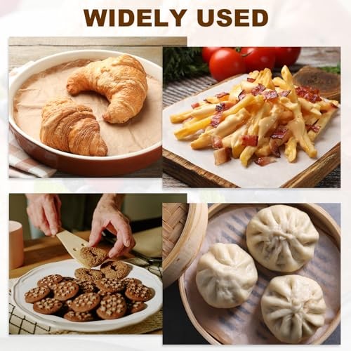 Pcs Unbleached Parchment Paper Baking Sheets Rounds Hamburger 3.5 Inch 250 gallery