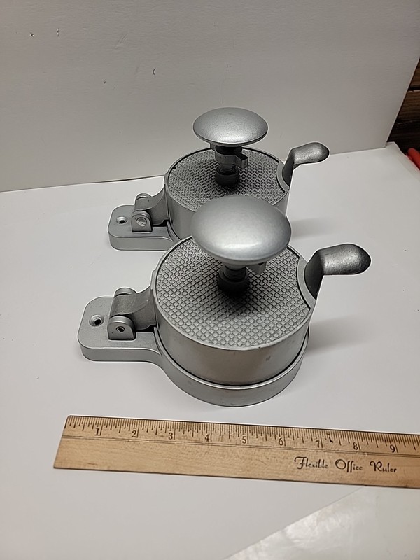 Double Aluminum HD Burger Press, Makes 4 1/2" Diameter Patties for Hamburgers gallery