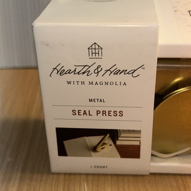 Hearth and Hand Magnolia Metal Seal Press— Brand new gallery