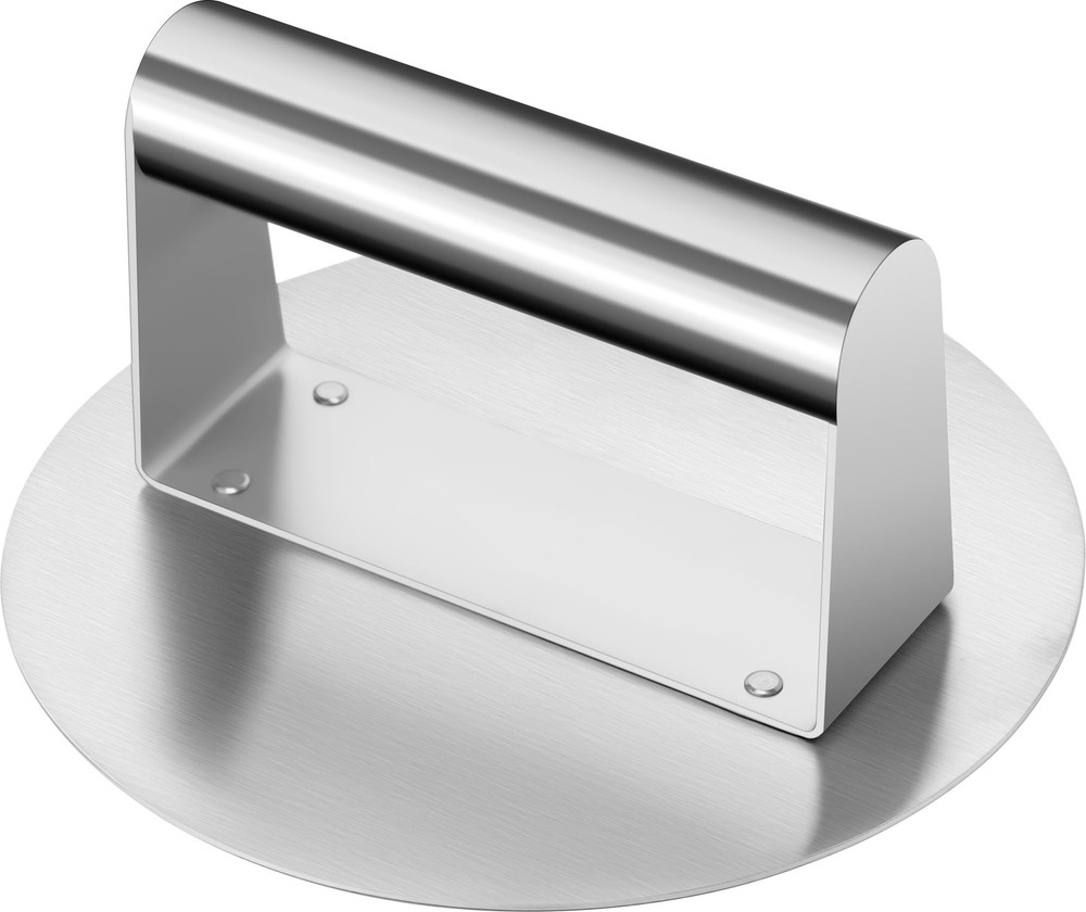 Stainless Steel Burger Press 6.2" Round Smash Burger Press Pro NonStic