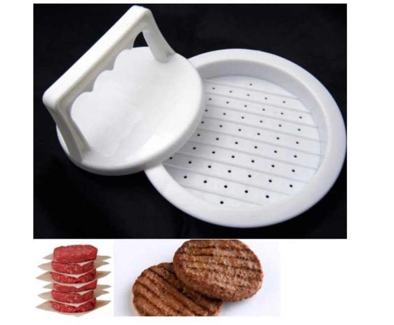 Hamburger Patty Maker Burger Press Meat Mold Ground Beef Sliders 5.25x1-in gallery