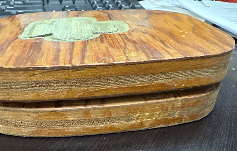 Vintage Press Maker Wood Decor Antique Clover gallery