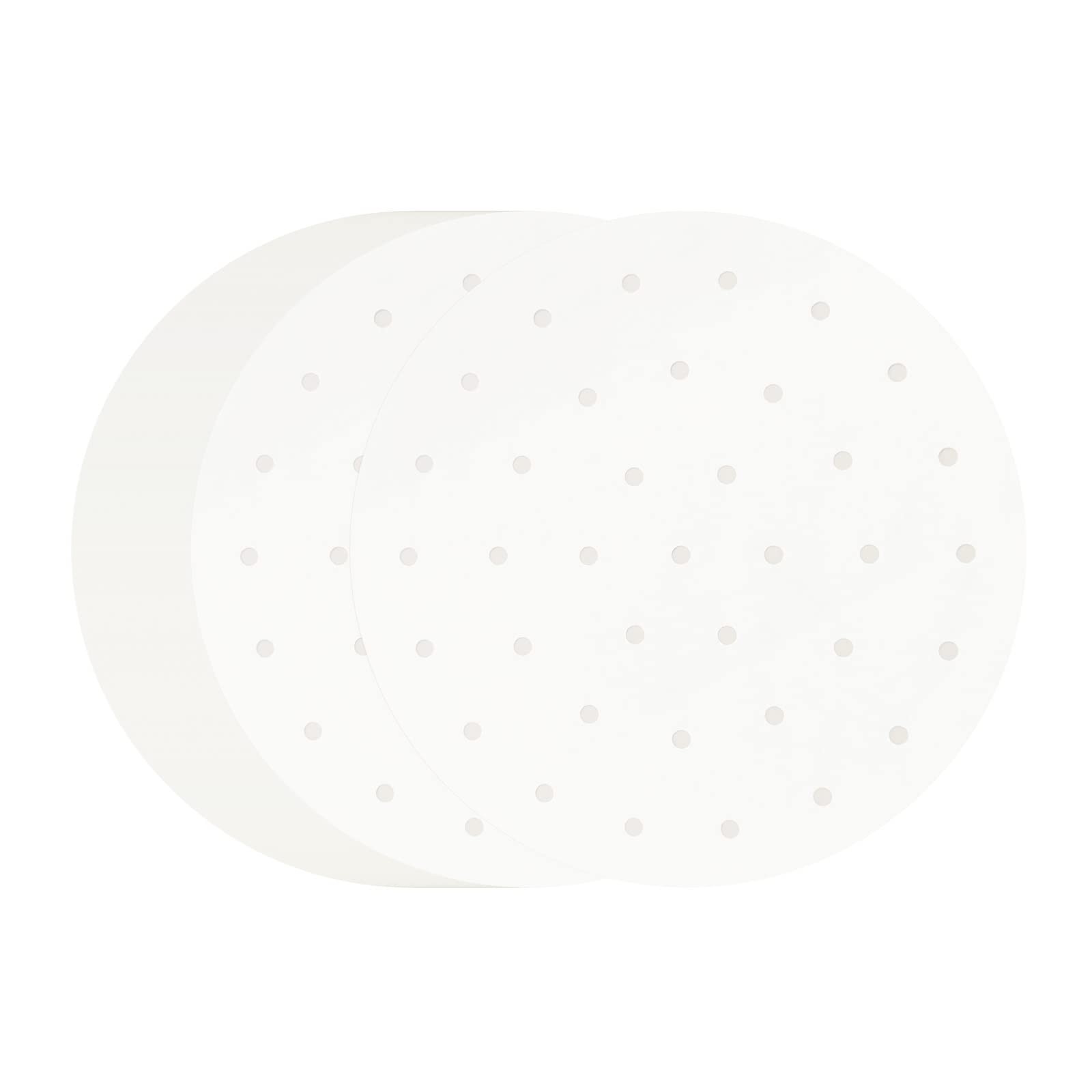 100 PCS Bamboo Steamer Liner, 10" 10 inch x10 x 0.01 inch, ['White'] gallery