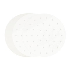 100 PCS Bamboo Steamer Liner, 10″ 10 inch x10 x 0.01 inch, [‘White’]