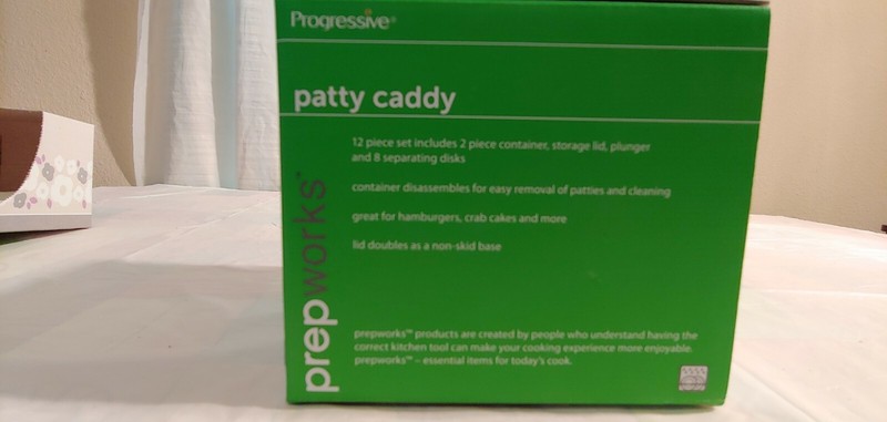 Prepworks by Progressive Hamburger Patty Caddy, Press and Storage Container gallery