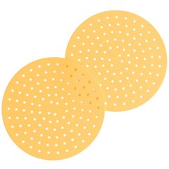 Air Fryer Silicone Liners, Non-Stick, Easy Clean, 8-inch Round, FUZZY PEACH
