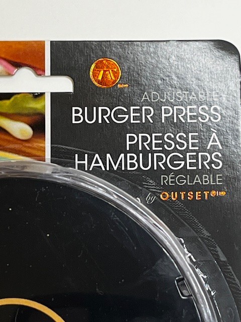 Outset Adjustable Burger Press - Dishwasher Safe gallery