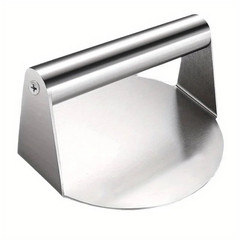 Stainless Steel Smash Burger Press Hamburger Patties Meat Masher Circular Meat P