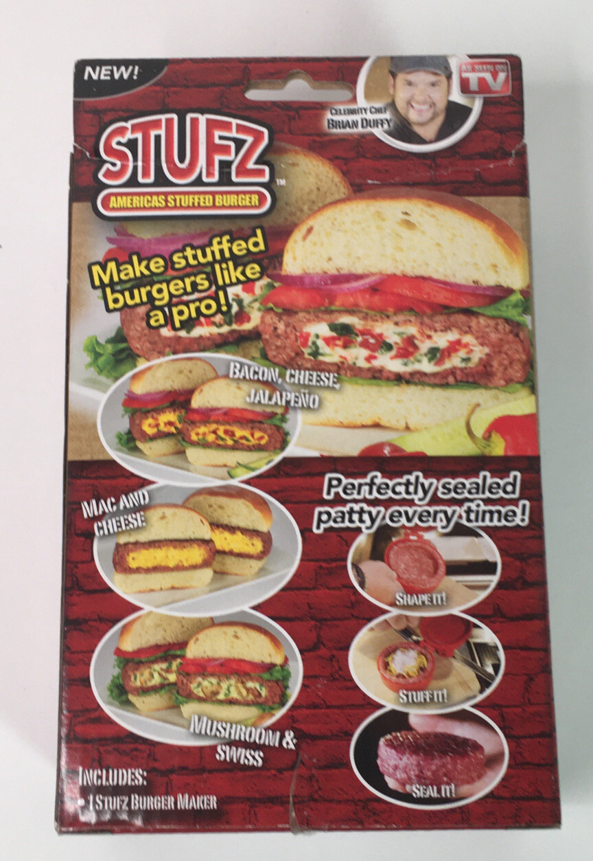 Stufz Stuffed Burger Press - Hamburger Patty Maker - As Seen On TV - New! gallery
