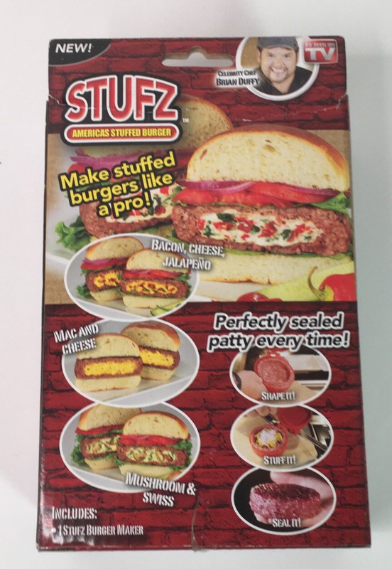 Stufz Stuffed Burger Press - Hamburger Patty Maker - As Seen On TV - New! gallery