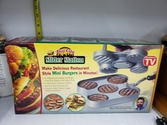 As Seen On TV Big City Slider Station Mini Burger Maker Pan Hamburger