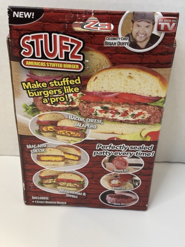 Smash Burger Press: Hamburger Patty Maker Stuffed Burger (As Seen On TV) gallery