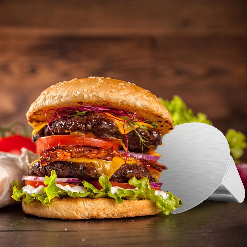Smash Burger Press Grill Essential,Stainless Steel NonStick Smasher Ham gallery