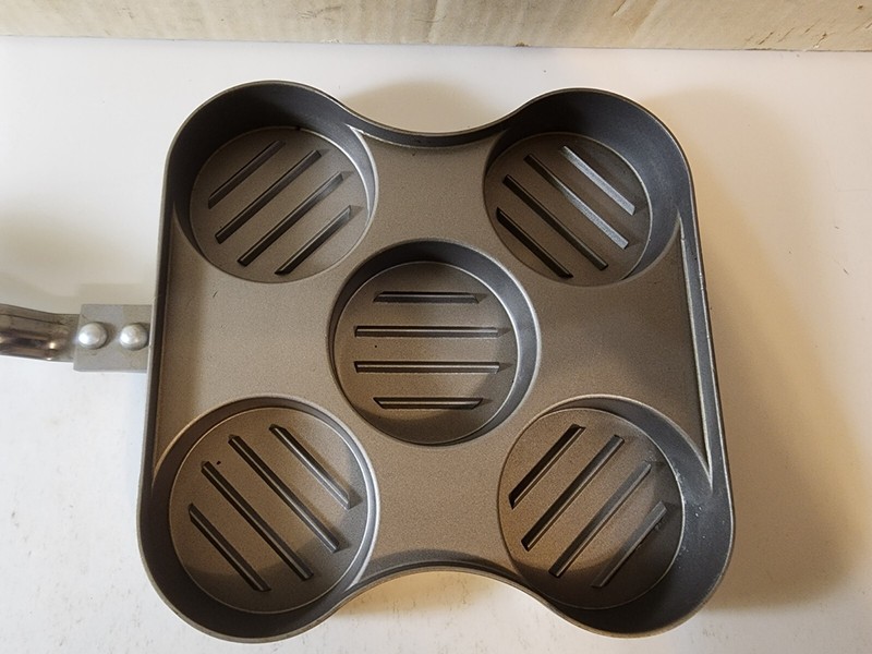 Big City Slider Station Mini Burger Slider Patty Press Grill Pan Makes 5 Sliders gallery