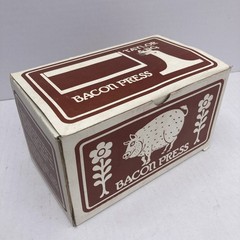 vintage BACON PRESS 1978 Taylor & NG cast iron Burger Press