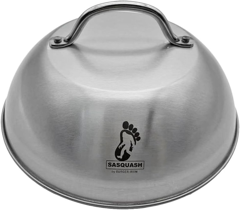 The Sasquash - 6" Heavy Duty Extra Wide Flat Handle Smashed Burger Press - Co... gallery