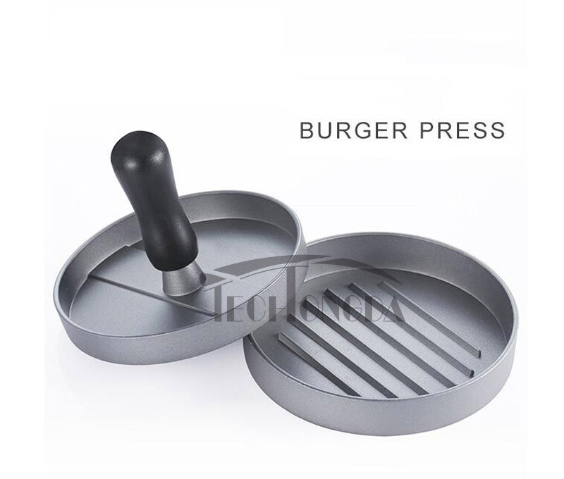Aluminum Hamburger Press Beef Burger Grill BBQ Press Mold Patty Maker gallery