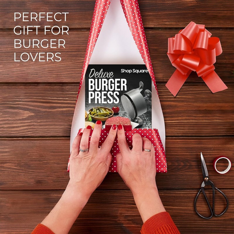 Burger Press Patty Maker – Adjustable Thickness (1/4 Lb to 3/4 Lb) with Ejector gallery