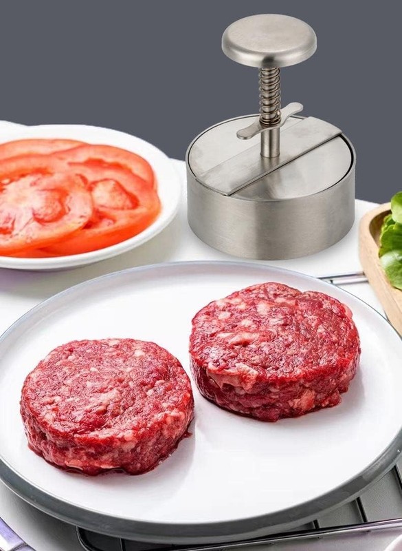 Stainless Steel Burger Press Hamburger Patty Maker Adjustable Flat Grill gallery