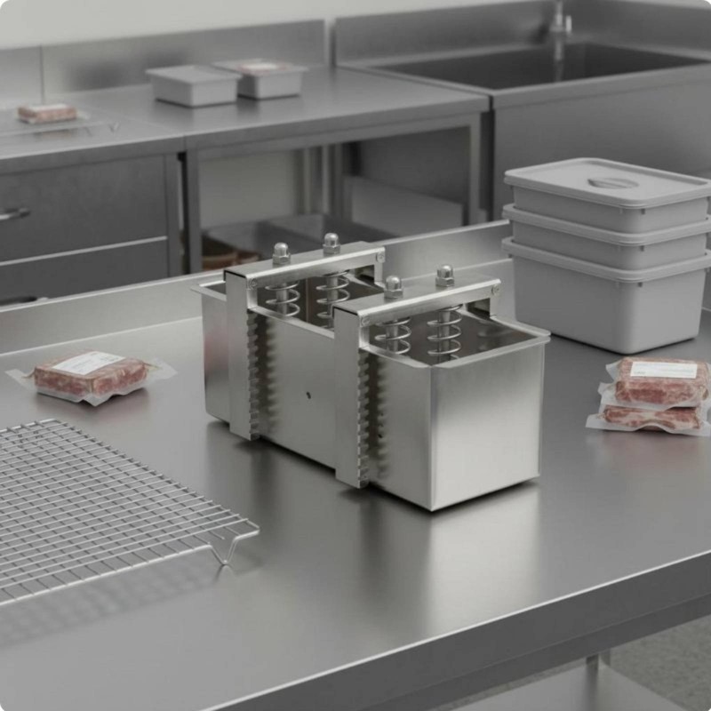 Stainless Steel Meat Press Easy to Clean Ham Press Press Rust-Resistant gallery