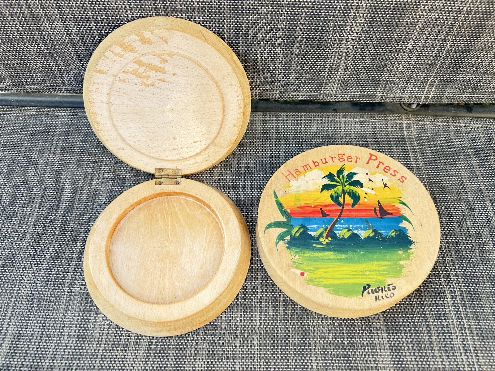 Vintage Hamburger Press Set Of 2. Sold Together-D2 gallery