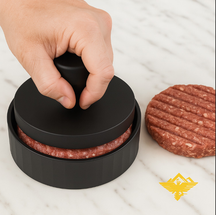 Non-Stick Burger Press Hamburger Patty Mold Maker BBQ Grill USA gallery