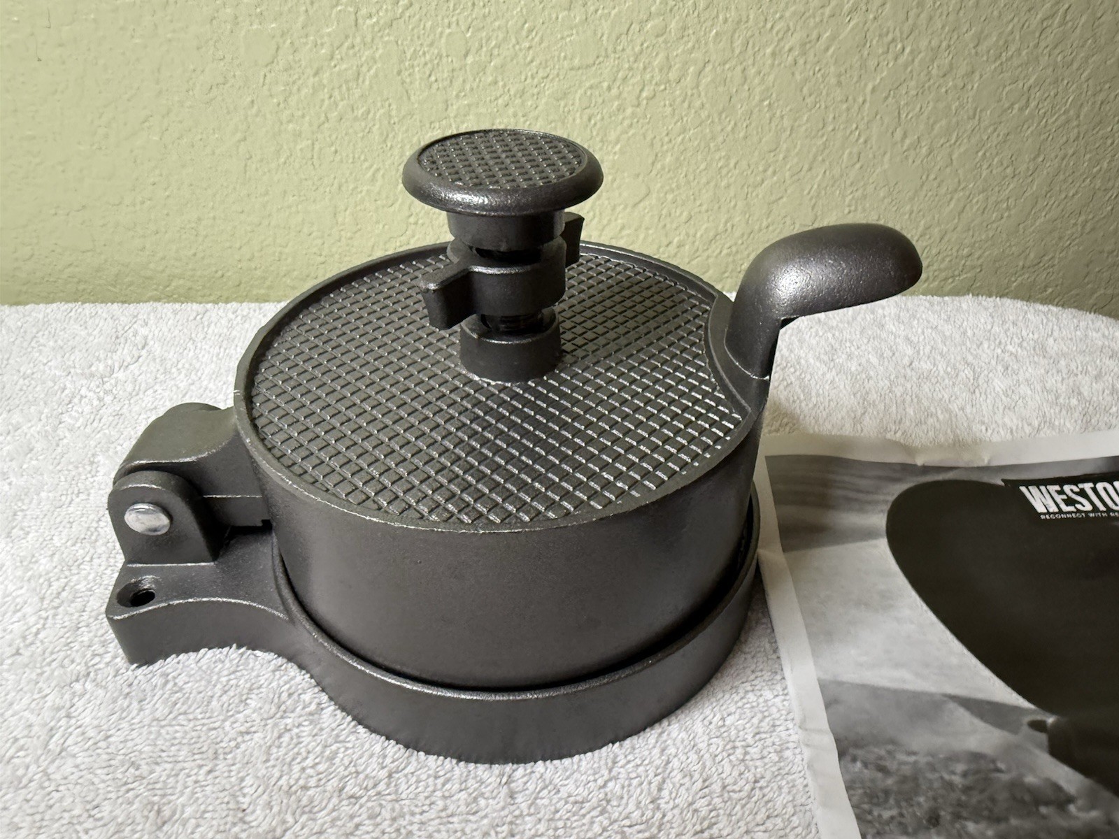 BURGER PRESS NON STICK HEAVY DUTY HAMBURGER PATTY PRESS MINT gallery