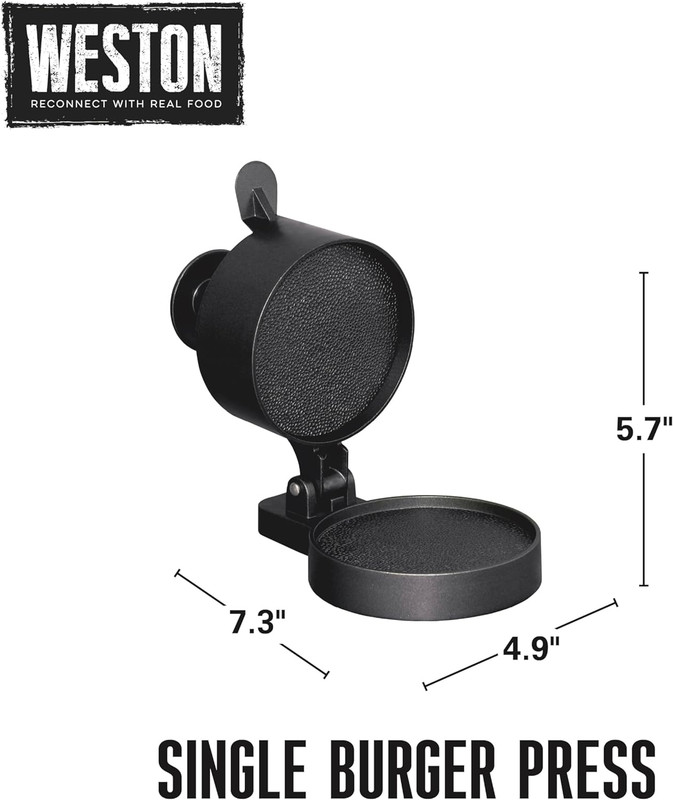 Burger Press, Makes 4 1/2" Diameter Patties for Hamburger, Crab Cakes, Sausage, gallery