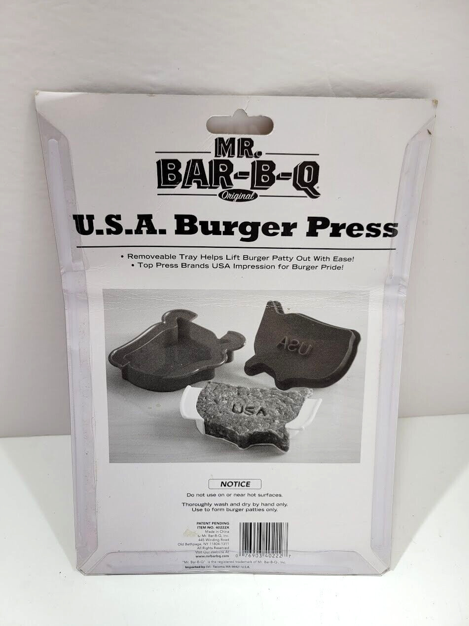 Mr. Bar-B-Q Impression Burger Patty Press Hamburger gallery