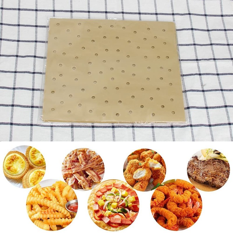 Air Fryer Oven Liners, 11.5 x 10 inches Non-Stick x 10 inches, Brown gallery
