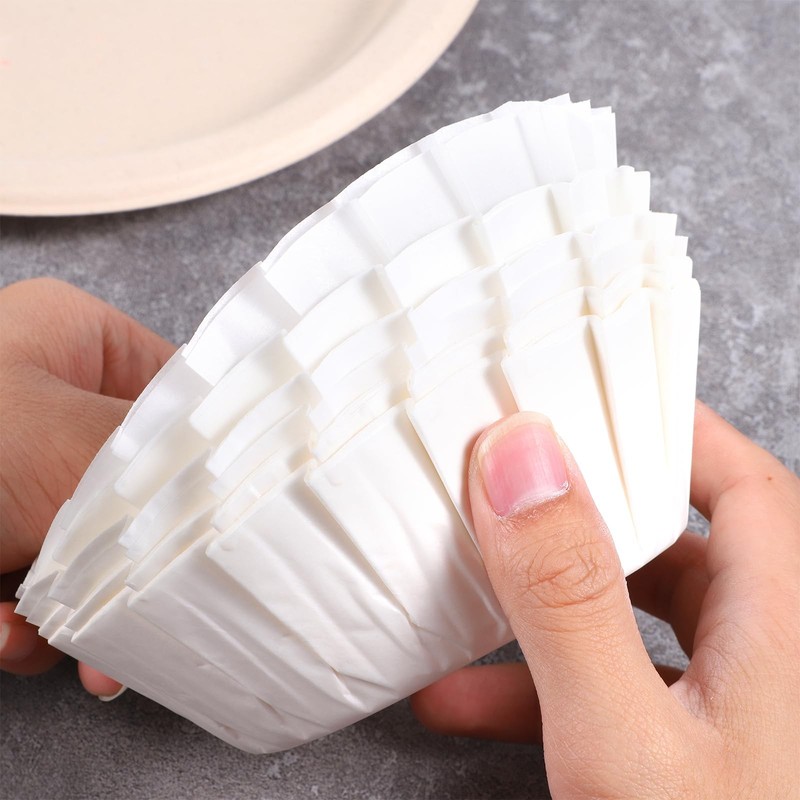 50 PCS Basques Cake Paper, 4 Inch Disposable Round Parchment 5.5in, White gallery