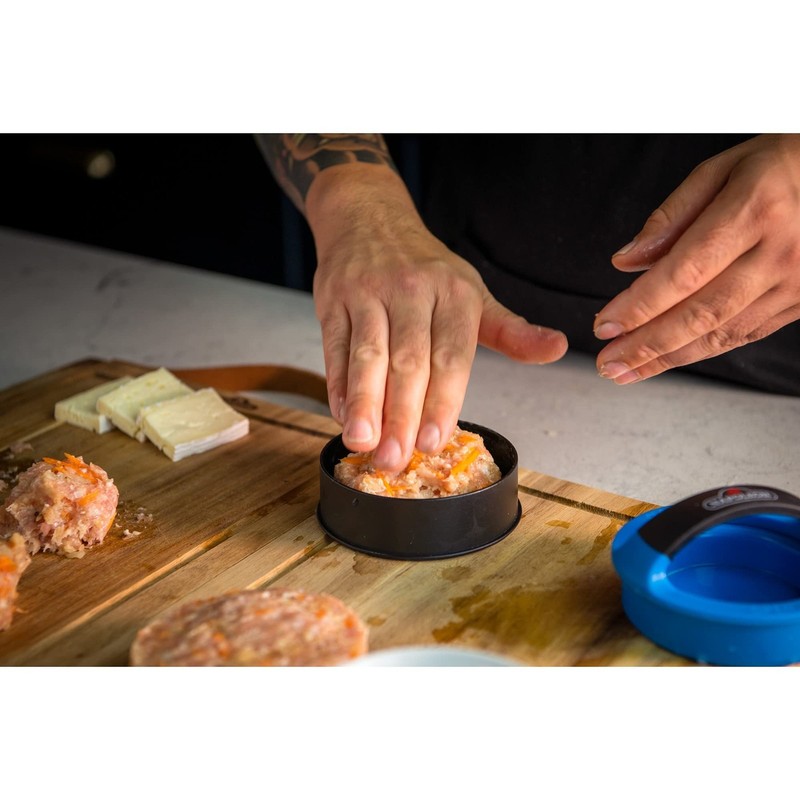 Napoleon Gourmet Burger Press Kit - Hamburger and Slide Press, Stuffed Burger... gallery