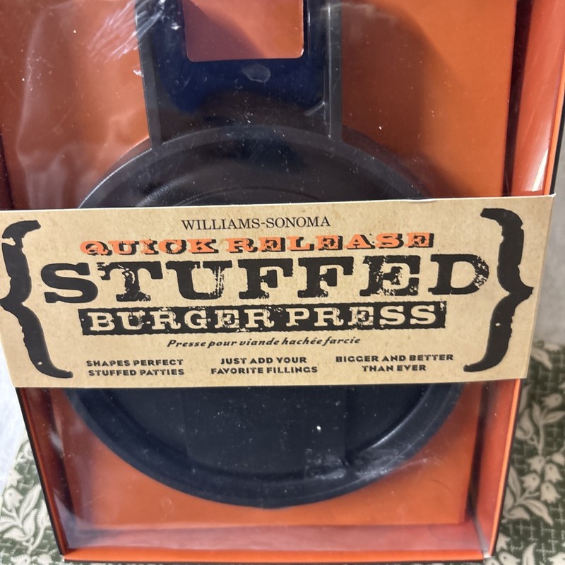 Brand New 2011 William Sonoma Stuffed Burger Press Kitchen Chef Cook Essentials gallery