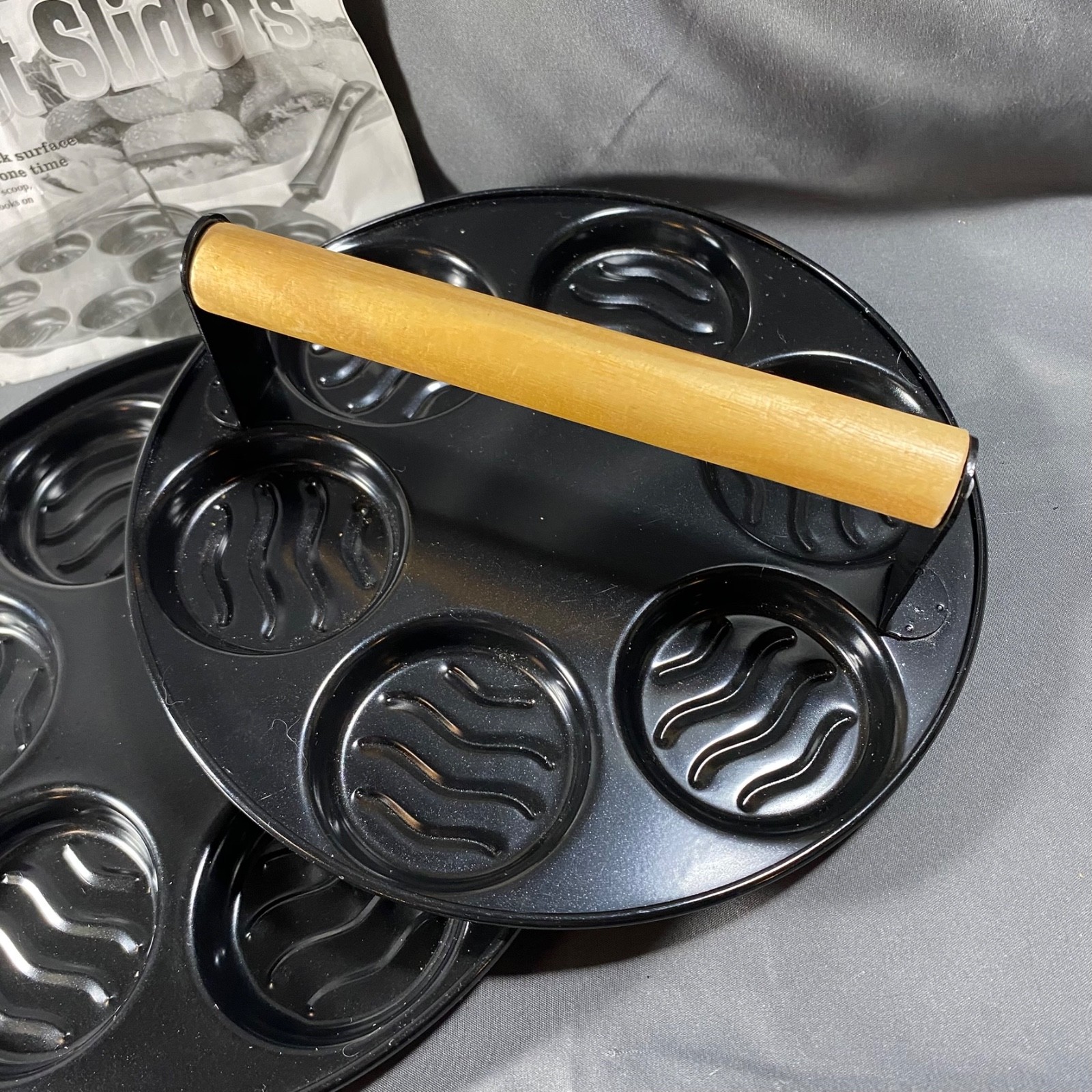 Gourmet Trends Perfect Sliders Hamburger Slider Maker Non Stick Burger Press Kit gallery