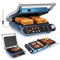 Taylor Swoden 7-in-1 Panini Press Sandwich Maker, 1500W Electric Indoor Grill…